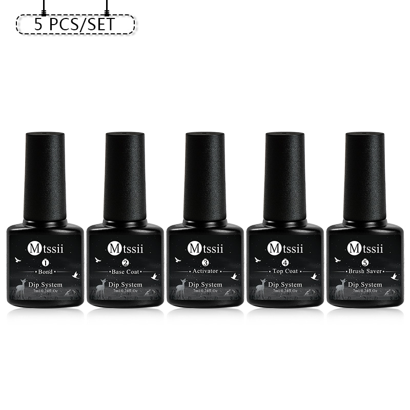 Dip Powder Nail - Mtssii 1/5pcs Dipping Nail Powder System
