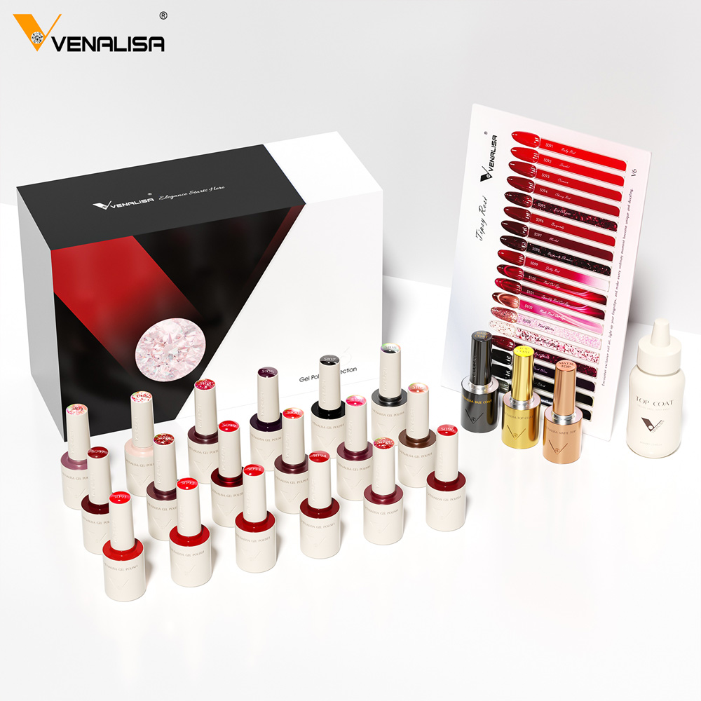 Nail Art Orange - 1Set VENALISA V6 Whole Set 10ml