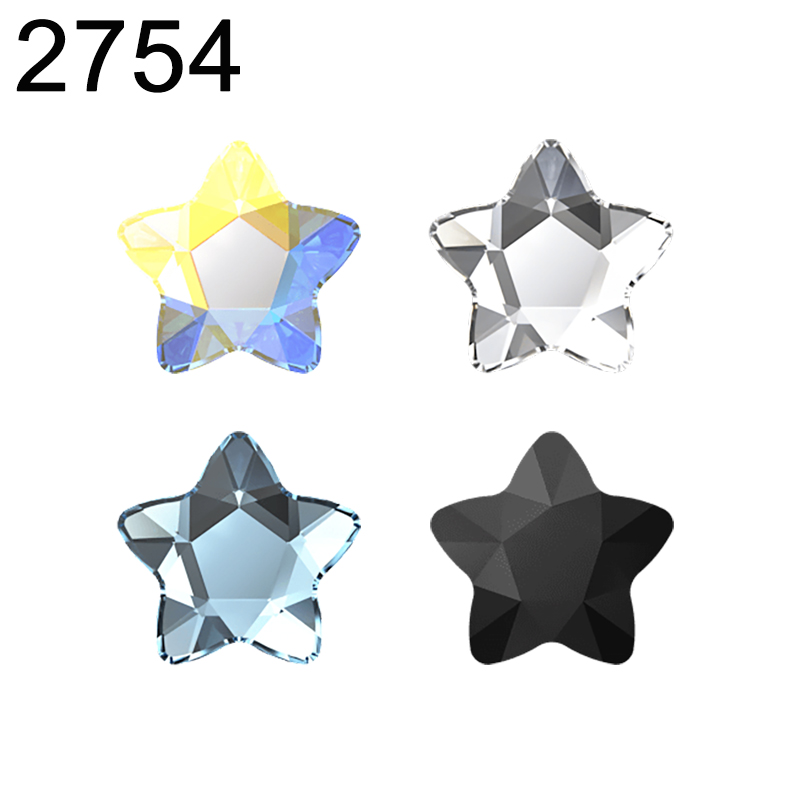 Nail Art Quirky - Genuine 2754 Star Flower Flat Back