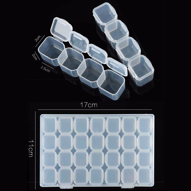 Transparent Nails Art Organize - Nail Art Quirky recension och pris