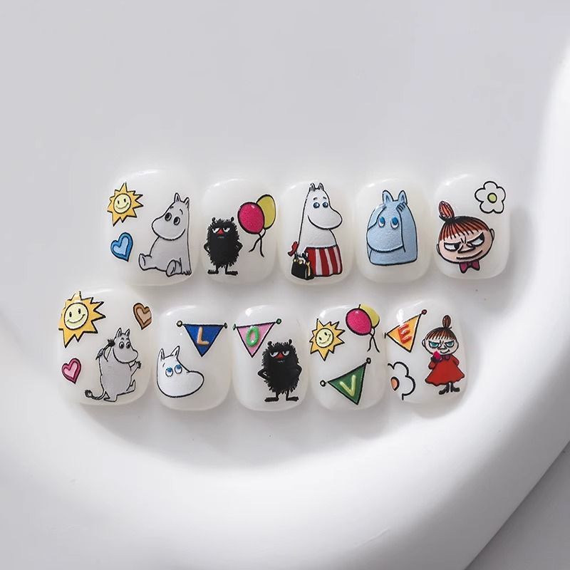 Moomin Nail Sticker High Color - Nail Art Quirky recension och pris