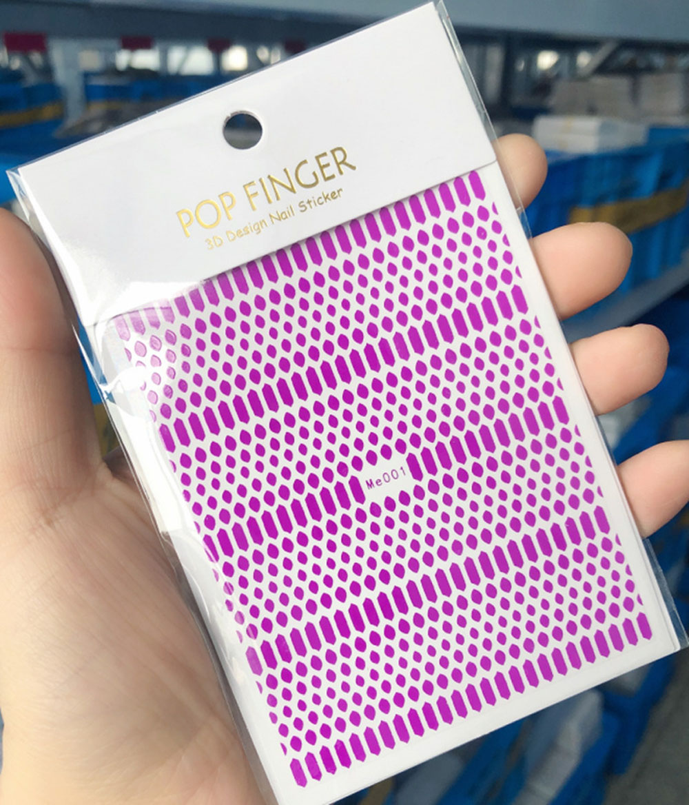 1 Pcs Fluorescent Snake Skin D - Nail Art Yellow recension och pris
