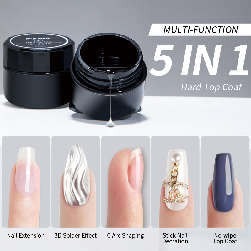 RSNAIL 5 IN 1 Japanese Hard To - Gel Top Coat recension och pris