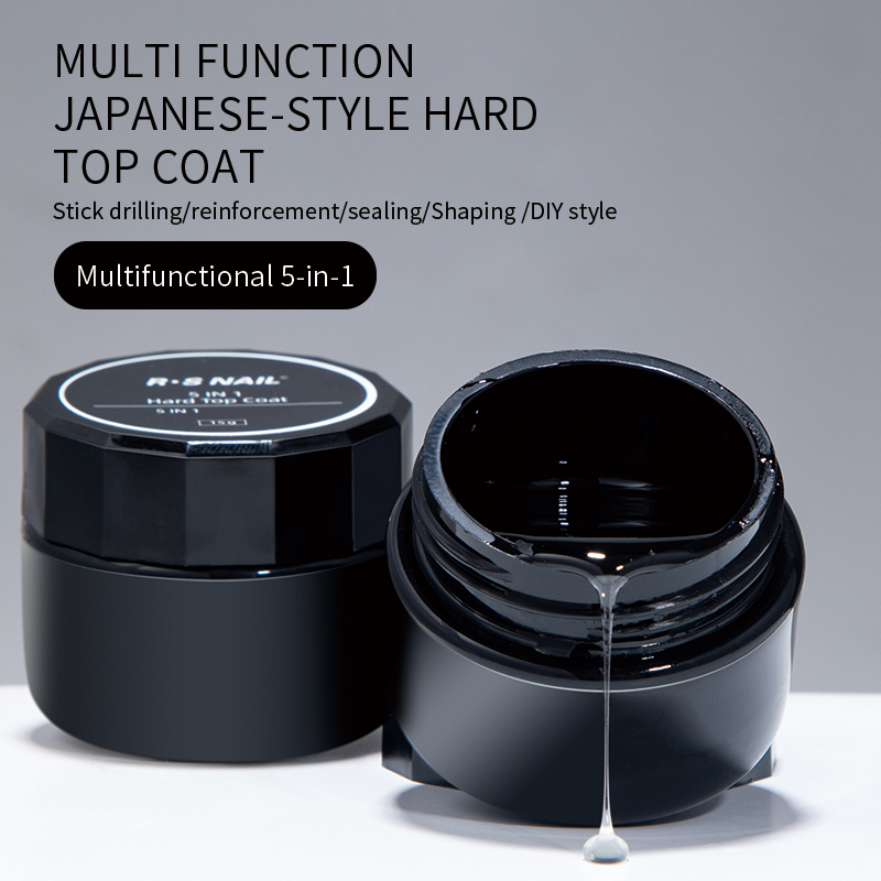 RSNAIL 5 IN 1 Japanese Hard To - Gel Top Coat recension och pris