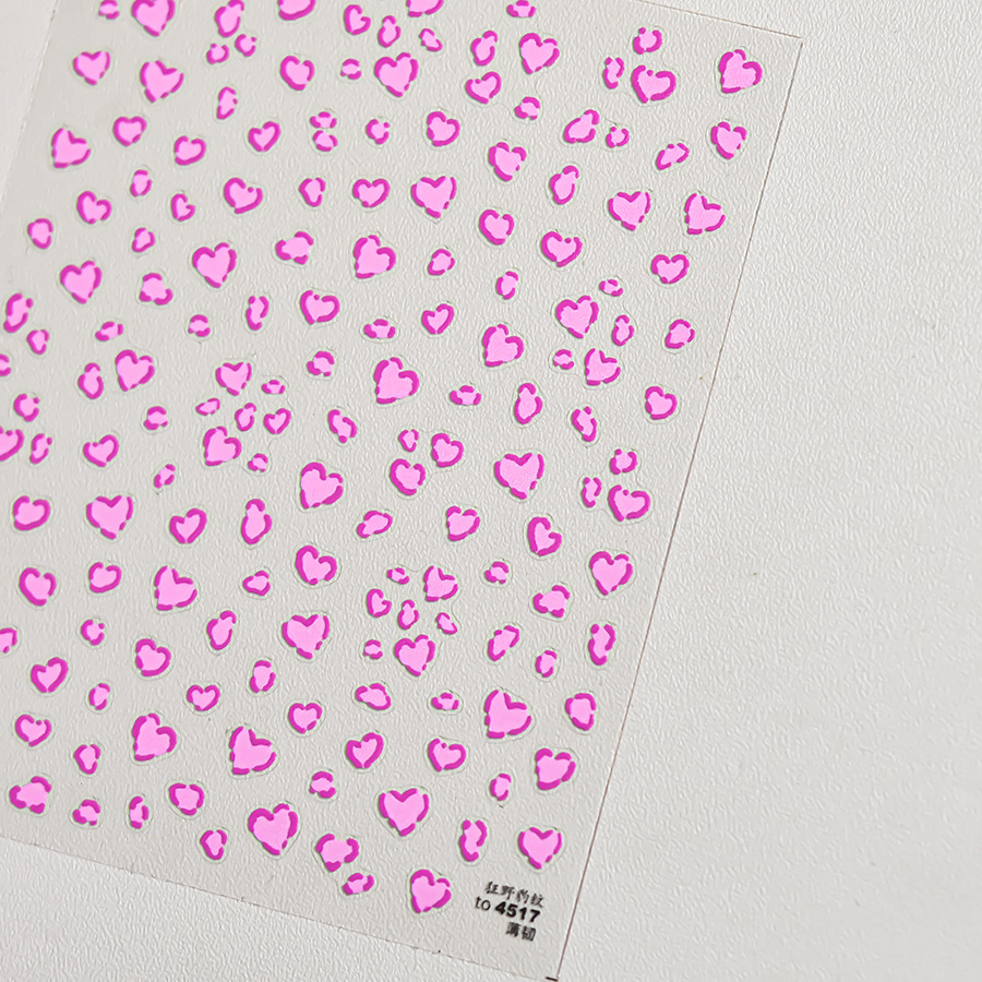 5D Cute Rabbit Love Heart Peac - Nail Art Yellow recension och pris