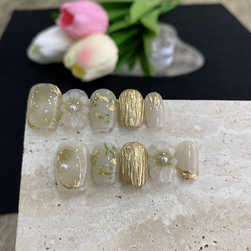 10pcs Butterfly Flower Fake Na - Nail Art Fake recension och pris