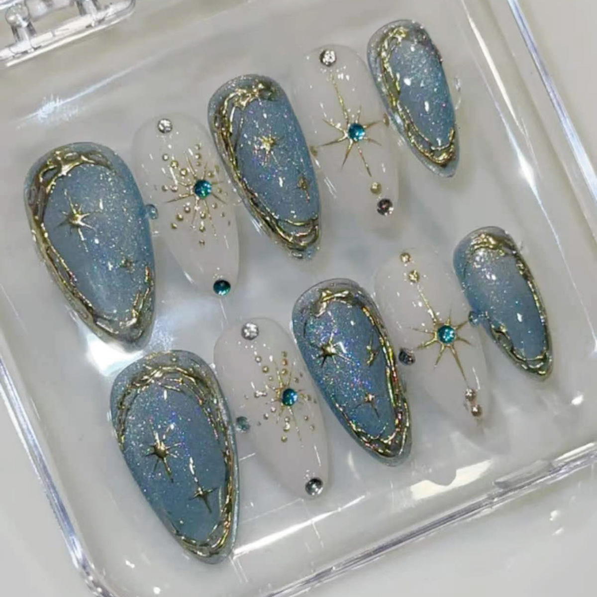24pcs Gilded Starlight Stick o - Nail Art Quirky recension och pris