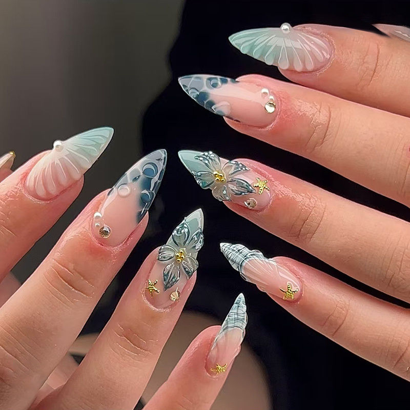 24pcs Wearable Press on Nails  - Nail Art Fake recension och pris