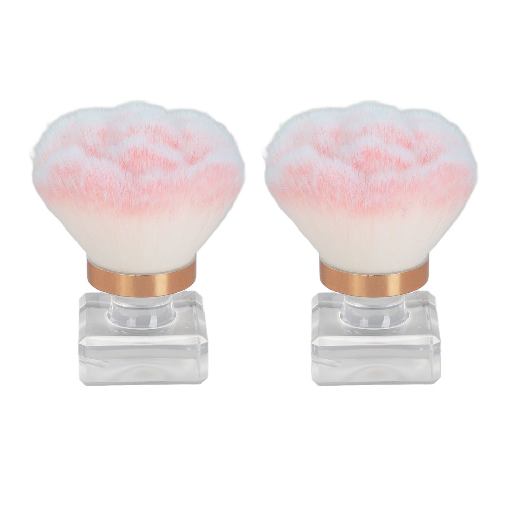 2pcs Pink Soft Bristle Nail Du - Nail Art Pink Soft recension och pris