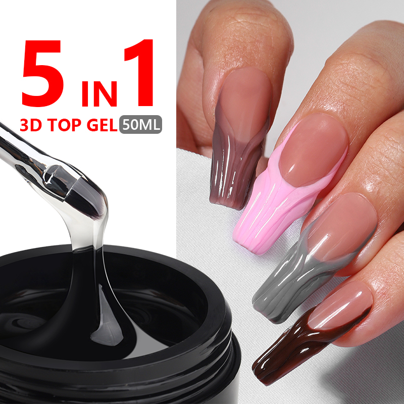 MSHARE 3D Top Coat Gel 50ml 5  - Gel Top Coat recension och pris