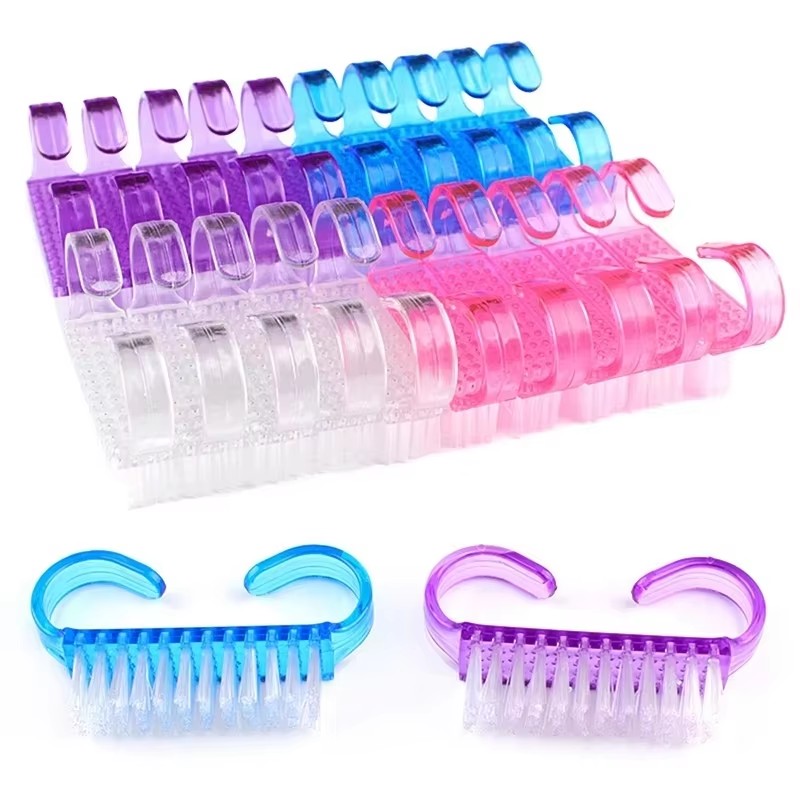 5/10/15Pcs Plastic Nail Art Br - Nail Art Pink Soft recension och pris