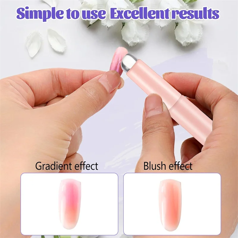 2pcs Nail Art Silicone Head Na - Nail Art Ombre Glitter recension och pris