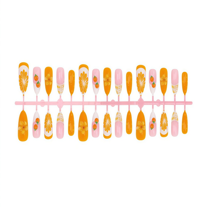 2026New 30pcs 3D Fruit Orange  - Nail Art Orange recension och pris