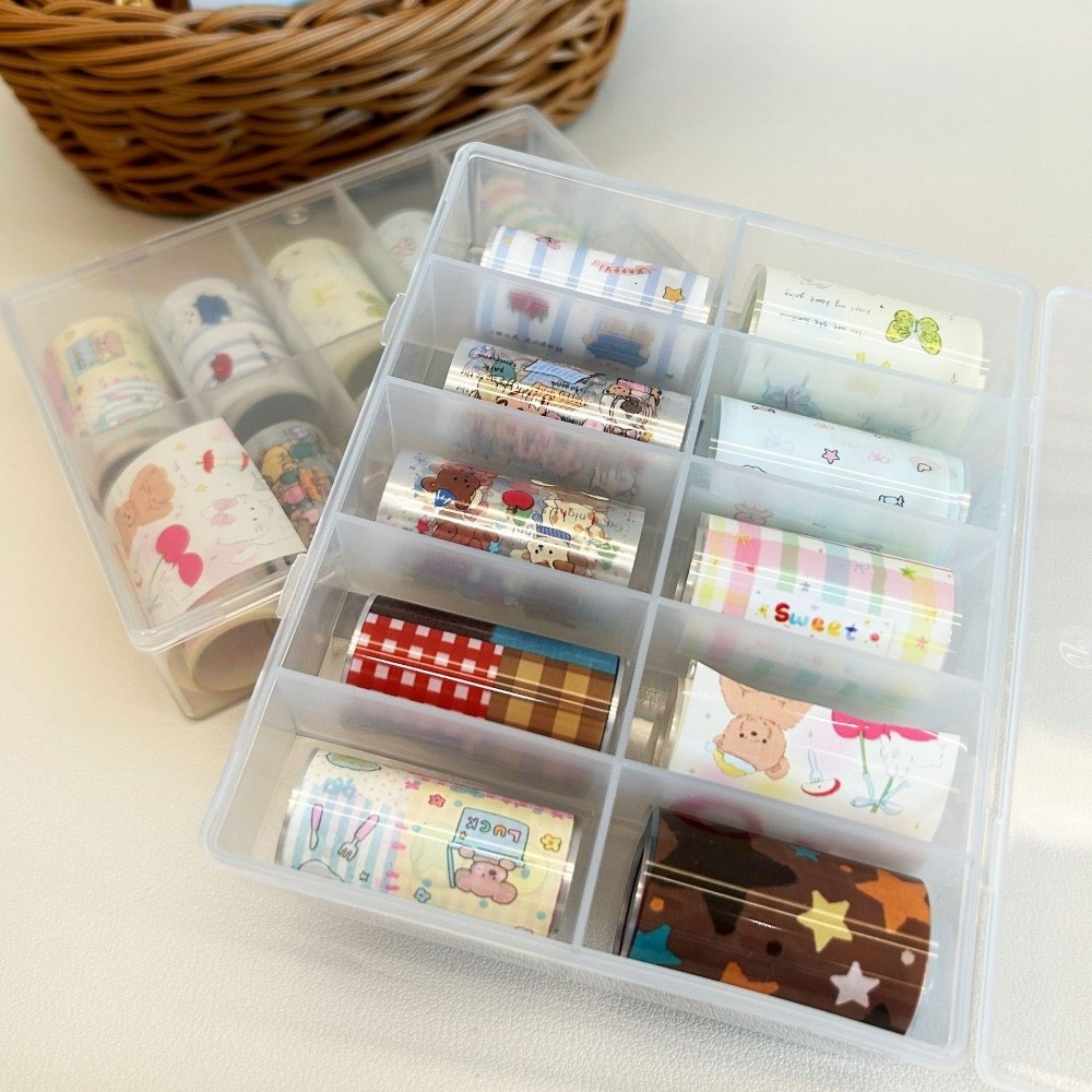 10Rolls Colorful Nail Foils Tr - Nail Art Denim recension och pris