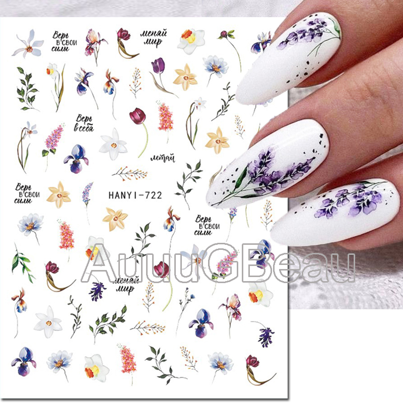 3d Nail Art Decals Summer Nuan - Nail Art Yellow recension och pris