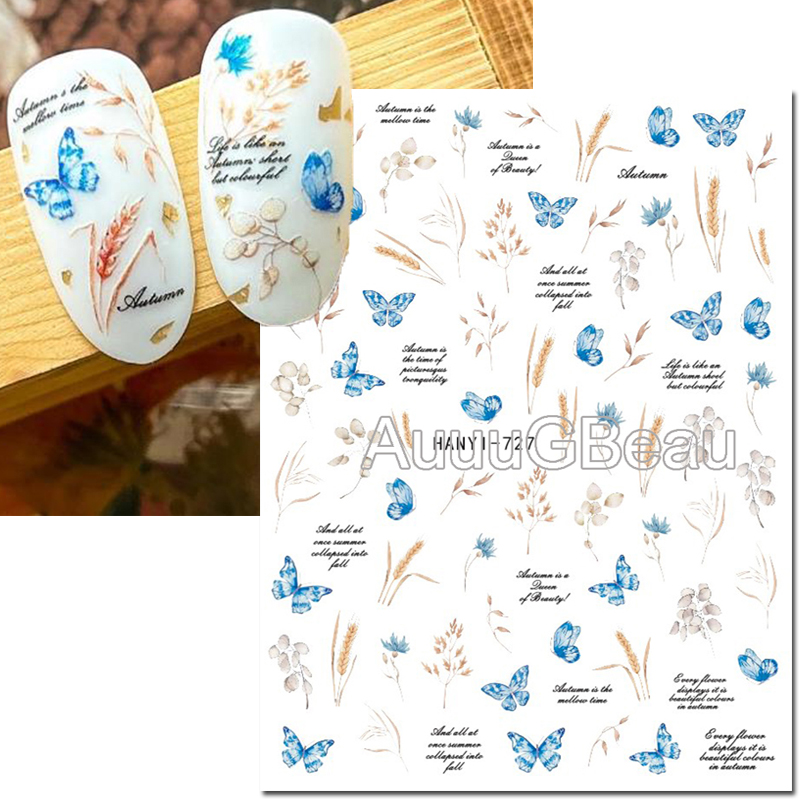 3d Nail Art Decals Summer Nuan - Nail Art Yellow recension och pris
