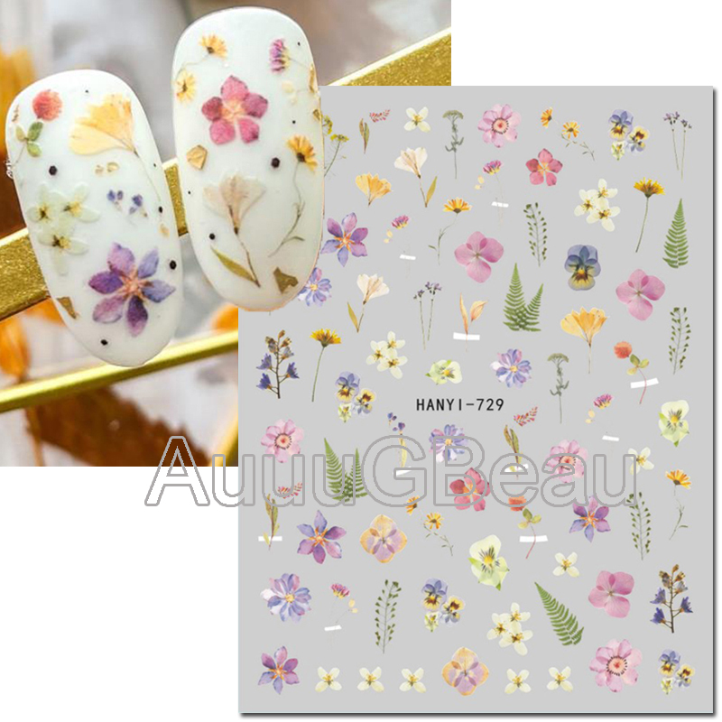 3d Nail Art Decals Summer Nuan - Nail Art Yellow recension och pris