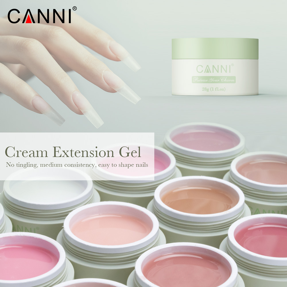 CANNI 28g TPO FREE Cream Exten - Nail Art Orange recension och pris