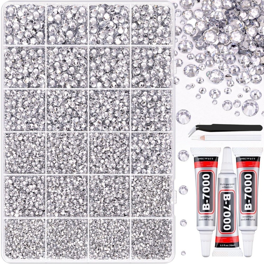 Multicolor Resin Rhinestone Ki - Nail Art Quirky recension och pris