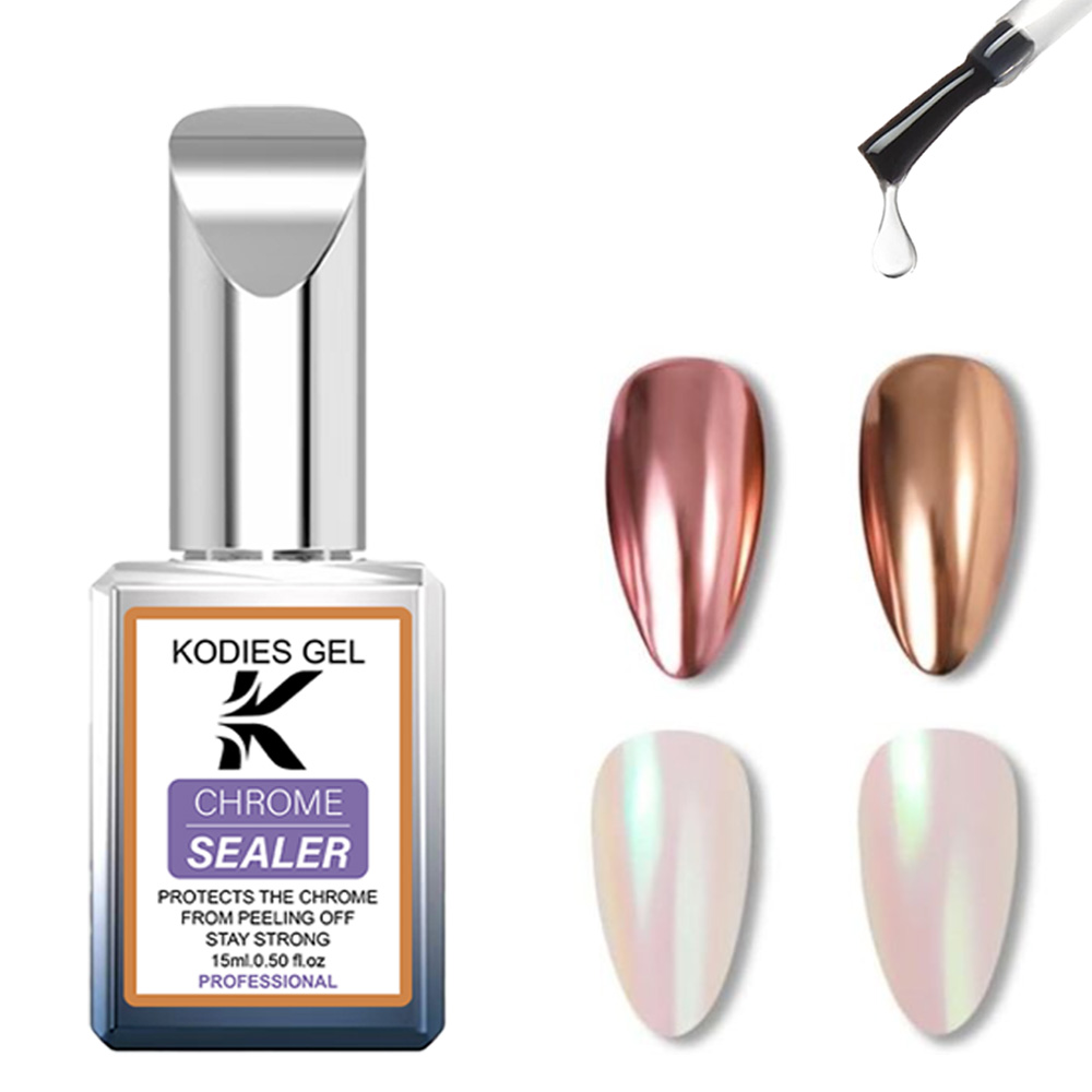 KODIES GEL Chrome Top Coat No  - Gel Top Coat recension och pris