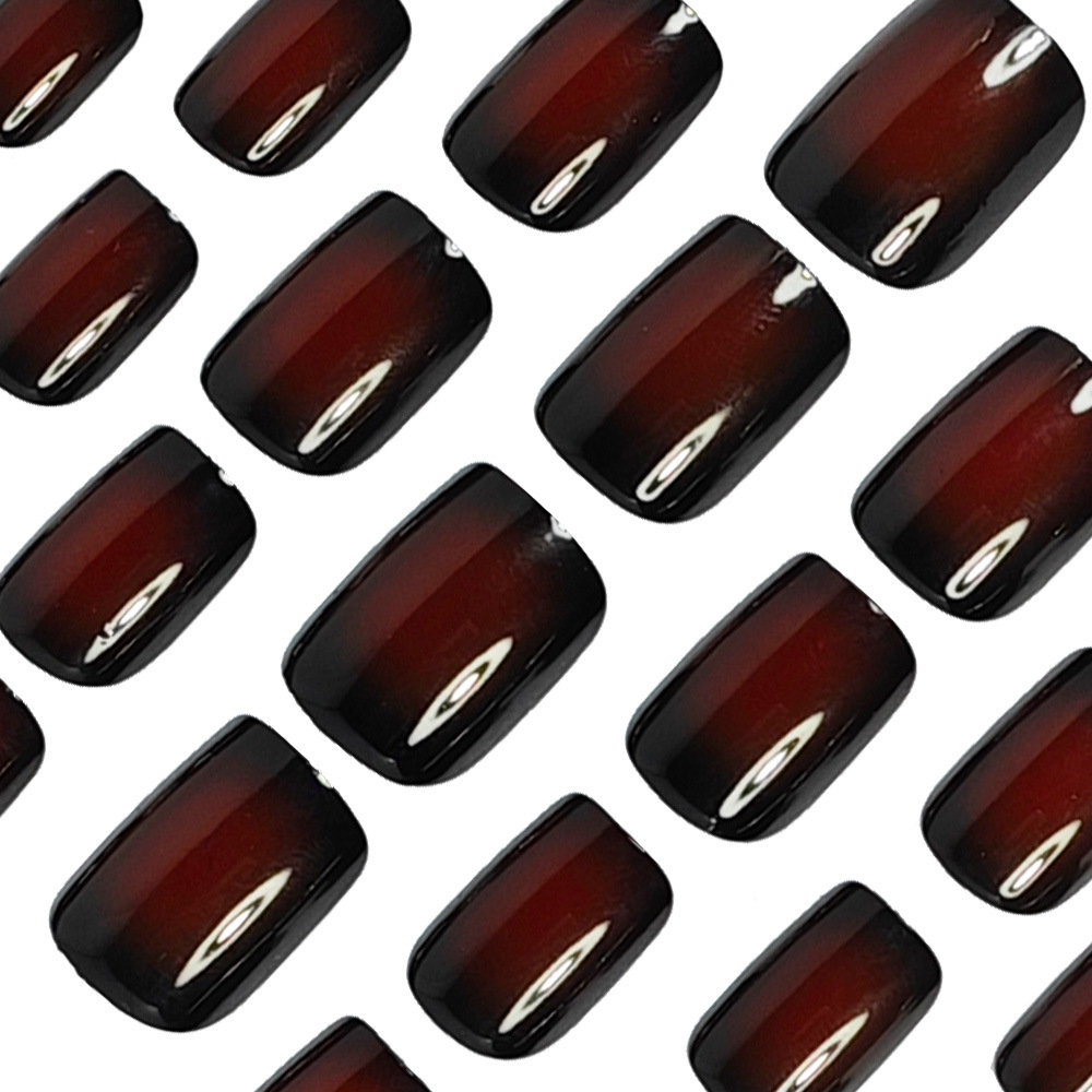 Short Square fake nails for wo - Nail Art Fake recension och pris