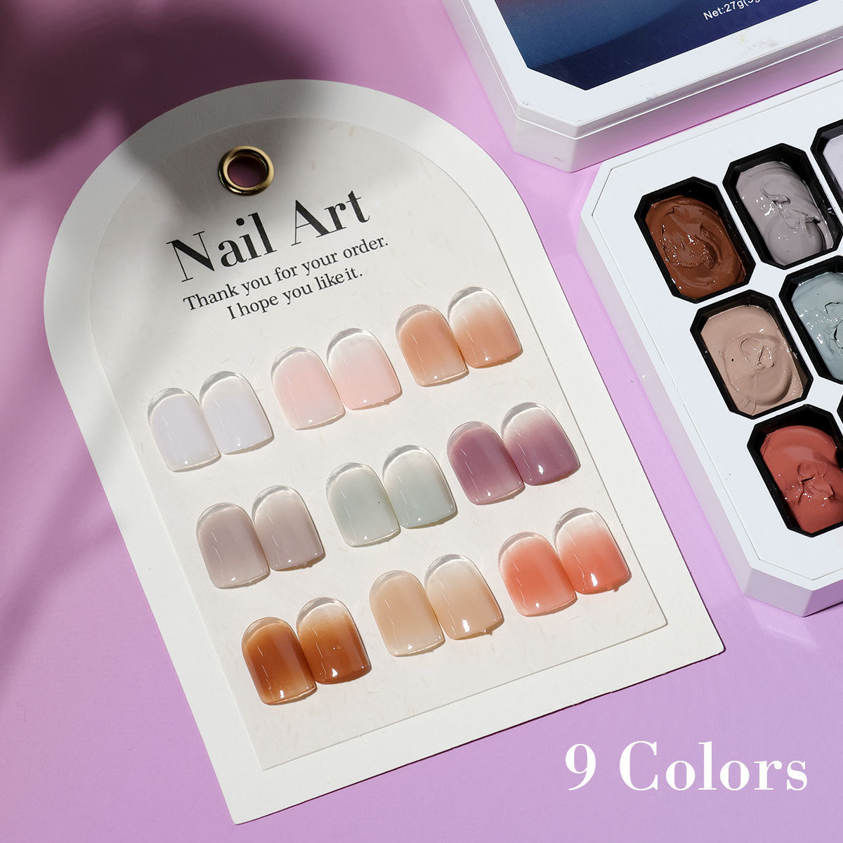 9-Grid Stamp & Transfer Gel Po - Gel Top Coat recension och pris