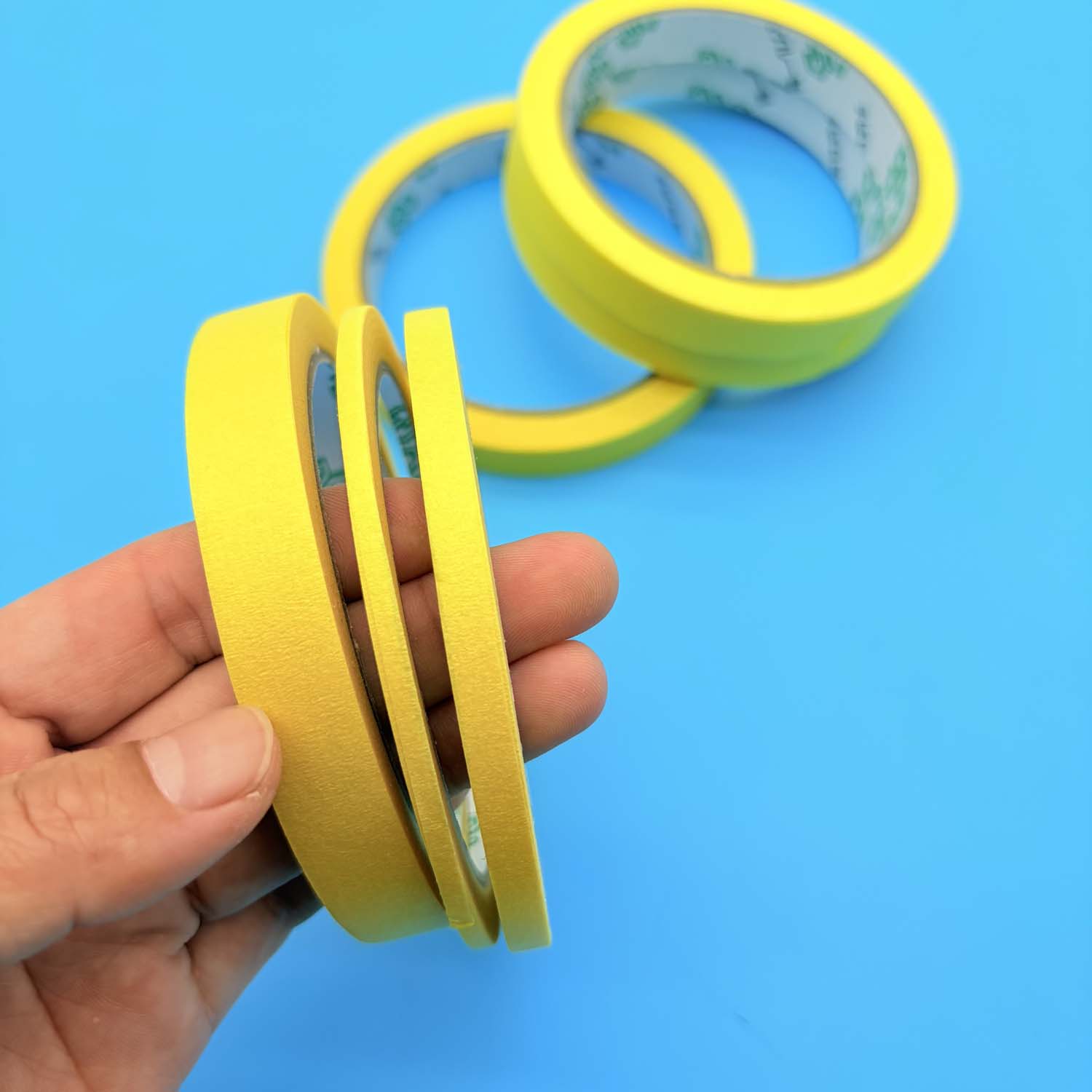 3 Sizes Yellow Masking Tape  - - Nail Art Yellow recension och pris