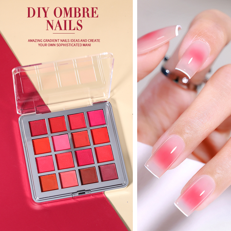 Mocmaki DIY Gradient Nail Powd - Nail Art Ombre Glitter recension och pris