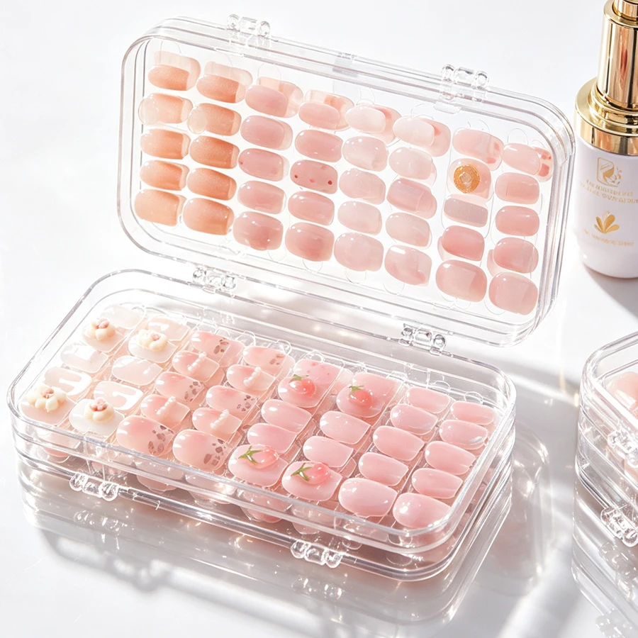 Clear Foldable Press On Nail S - Nail Art Quirky recension och pris