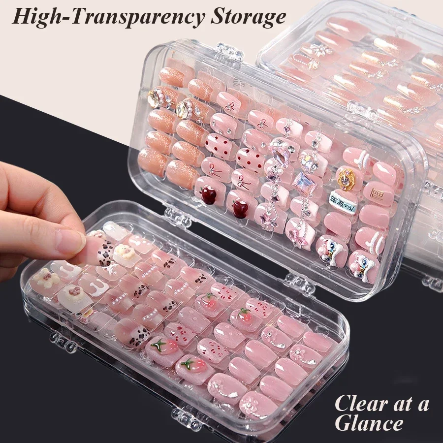 Clear Foldable Press On Nail S - Nail Art Quirky recension och pris