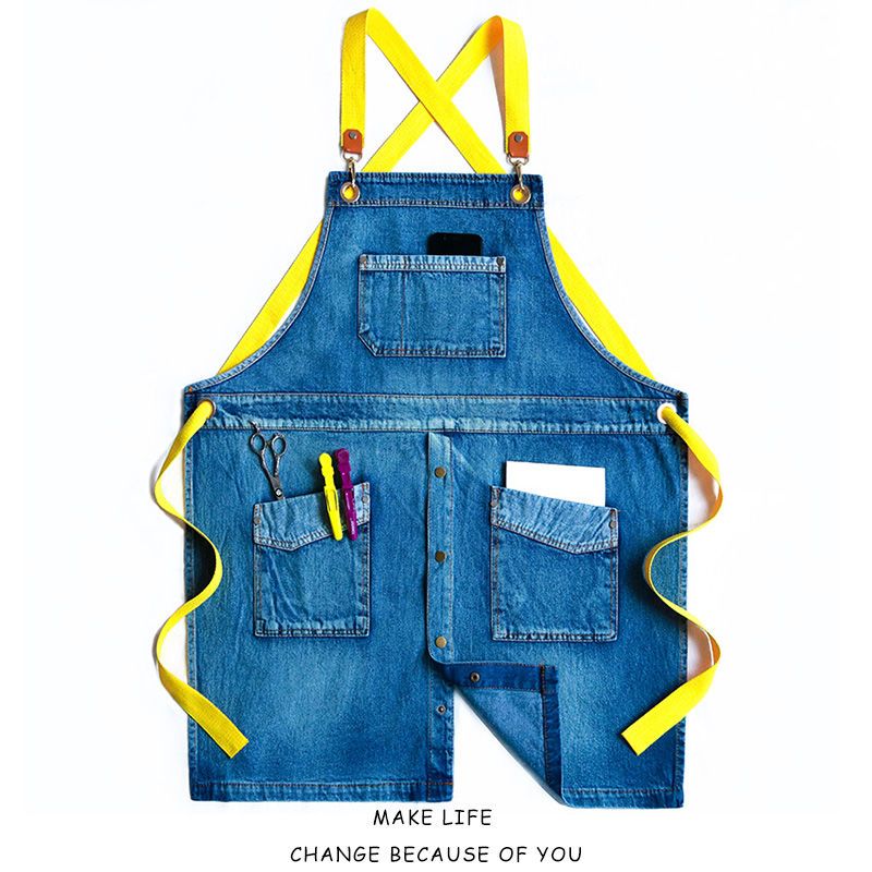 Cowboy Apron Home Kitchen Fash - Nail Art Denim recension och pris