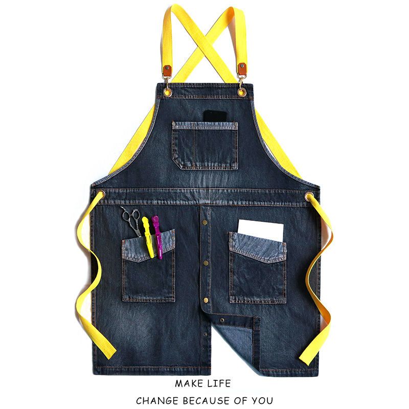 Cowboy Apron Home Kitchen Fash - Nail Art Denim recension och pris