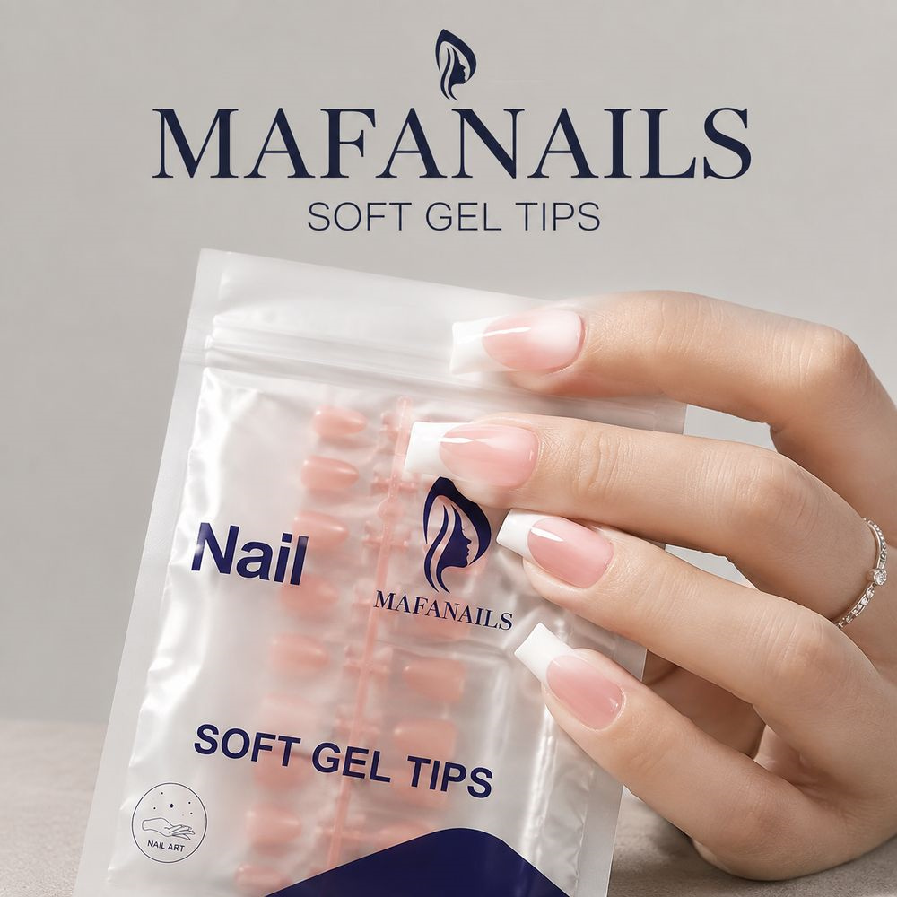 120Pcs Flexible Soft Gel Duck  - Nail Art Pink Soft recension och pris