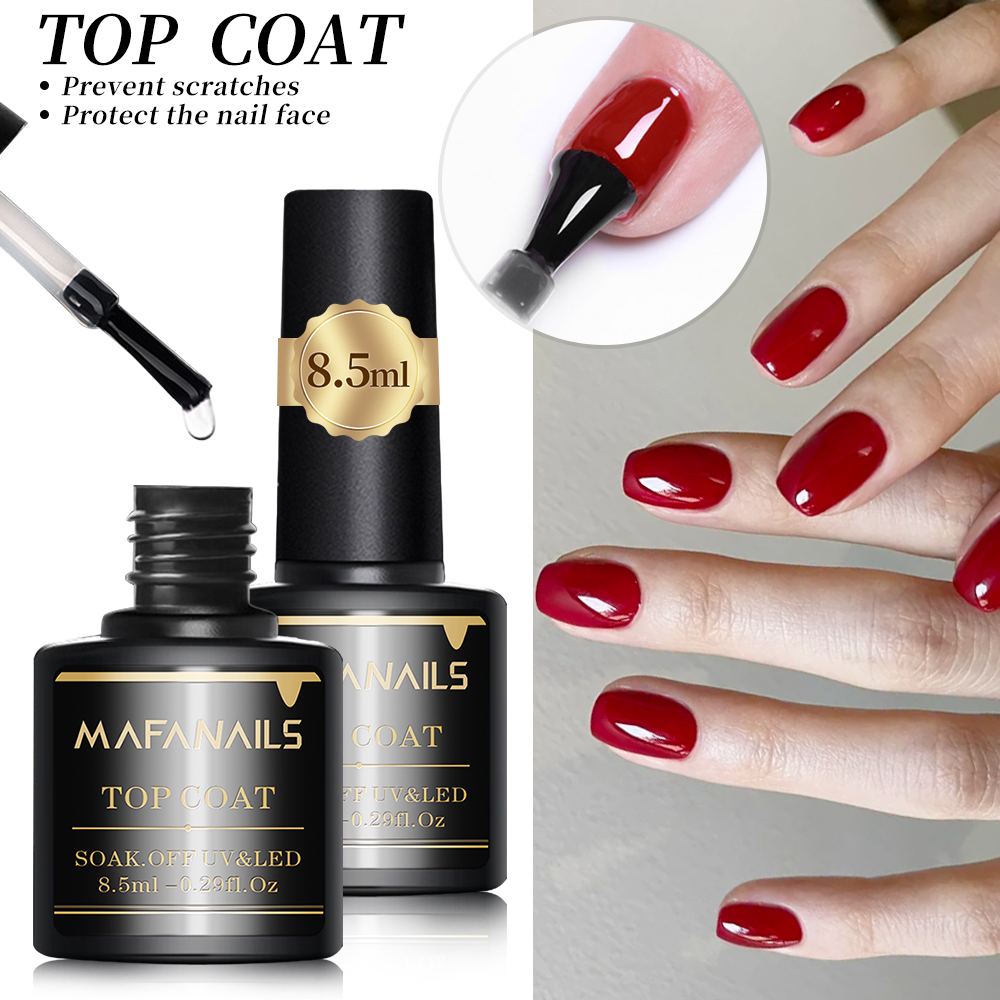 2pcs Clear Gel Top Coat & Base - Gel Top Coat recension och pris