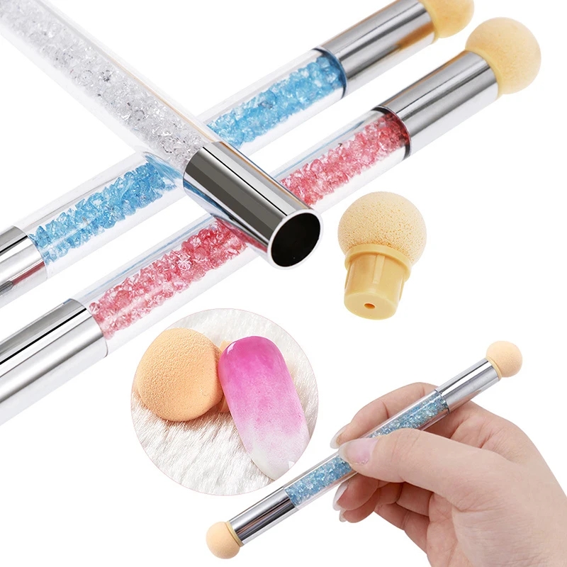 Round Sharp Head Sponge Heads  - Dip Powder Nail recension och pris