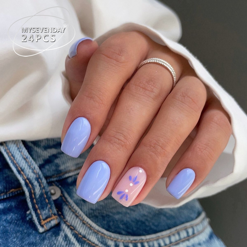 24 pieces French-style wearabl - Nail Art Fake recension och pris