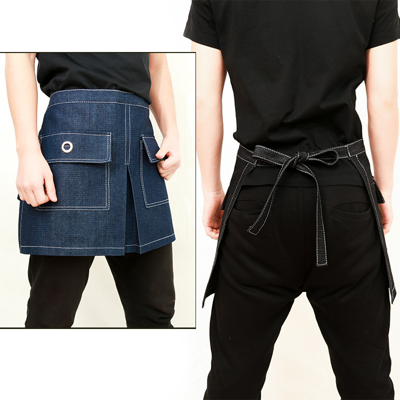 Bust Apron Printed Lettering R - Nail Art Denim recension och pris