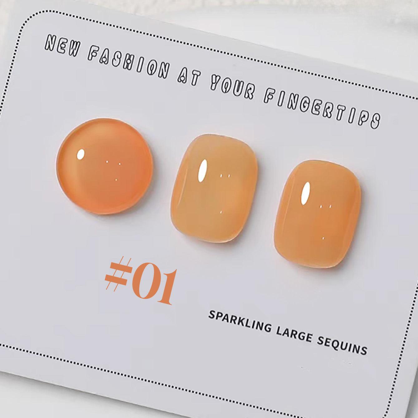 1-6pcs PSK New Macaron Candy O - Nail Art Yellow recension och pris