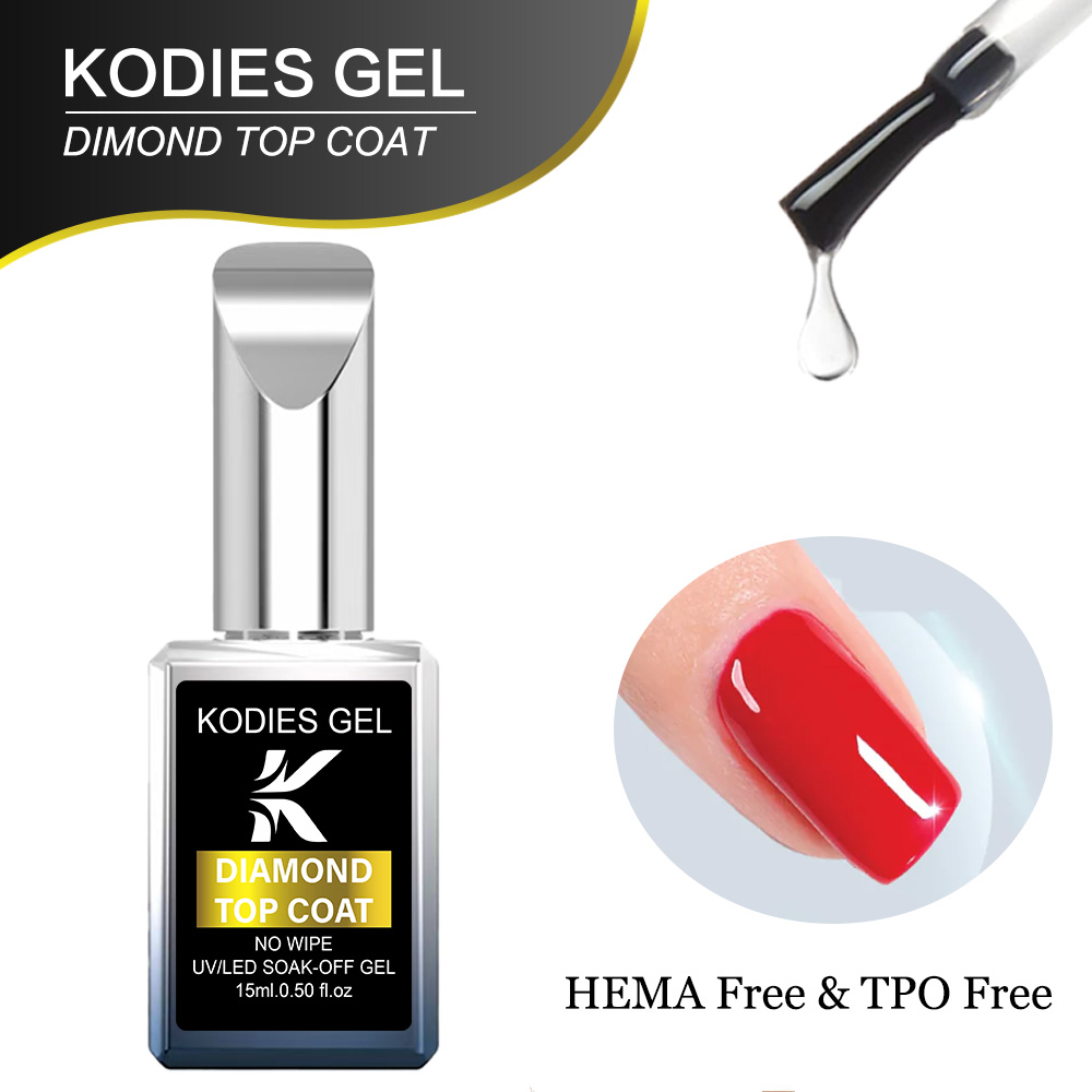 KODIES GEL Diamond Top Coat NE - Gel Top Coat recension och pris