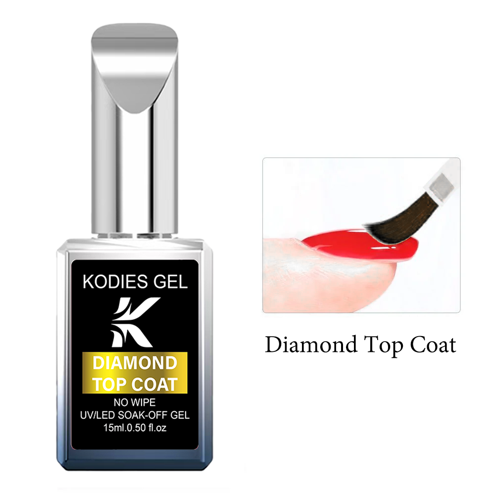 KODIES GEL Diamond Top Coat NE - Gel Top Coat recension och pris